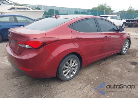 2016 Hyundai Elantra Se из США, поврежденный, VIN 5NPDH4AEXGH683088